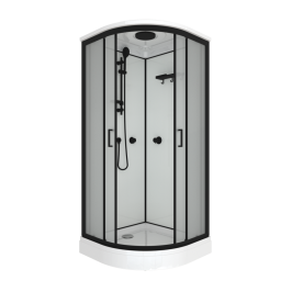 Душевая кабина Triton Прайм-Блэк-Вельвет А 90х90 низкий поддон